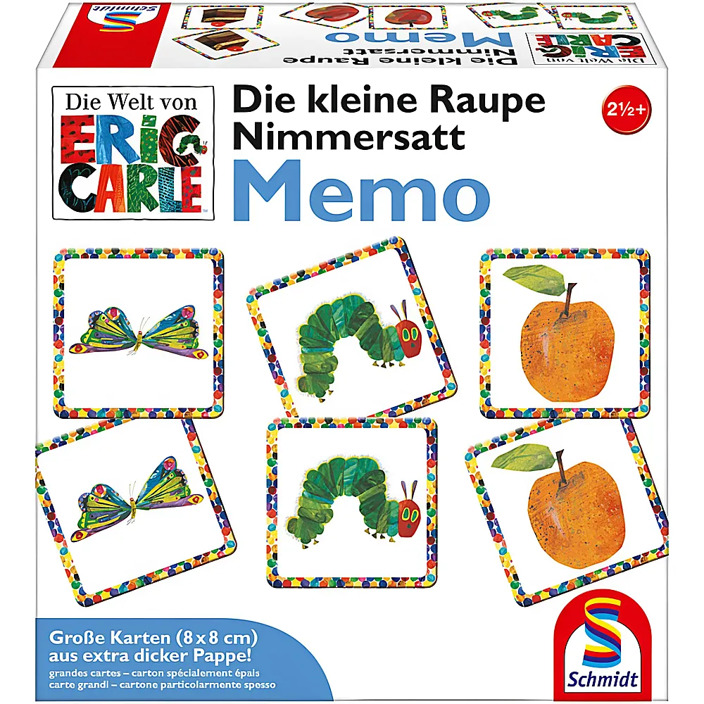 Schmidt Spiele Raupe Nimmersatt Memo | Memory