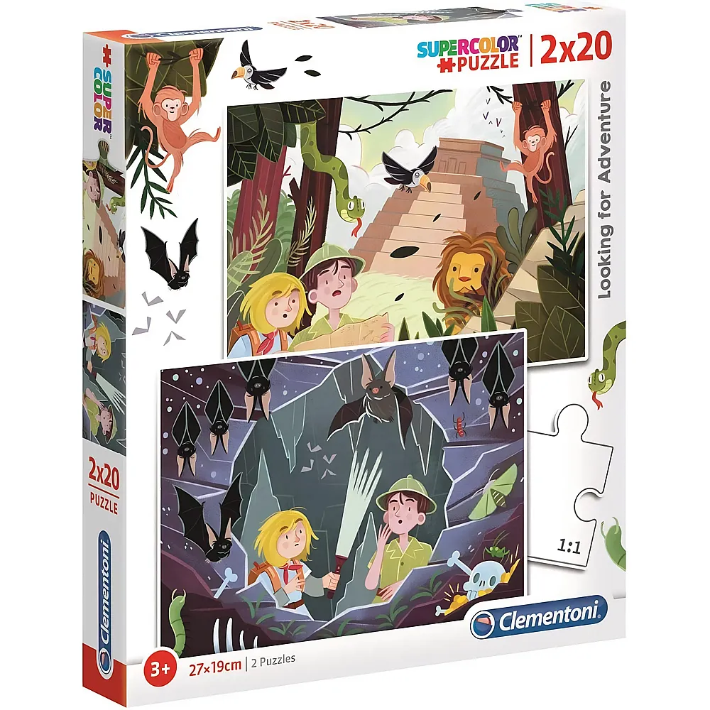 Clementoni Puzzle Looking For Adventure - 20 Teile