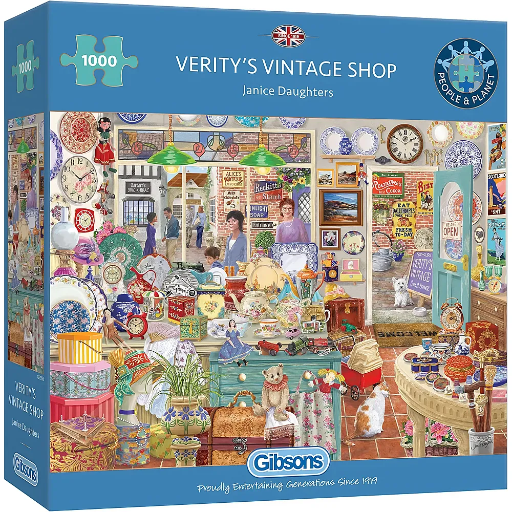 Gibsons Puzzle Janice Daughters Verity's Vintage Shop - 1000 Teile