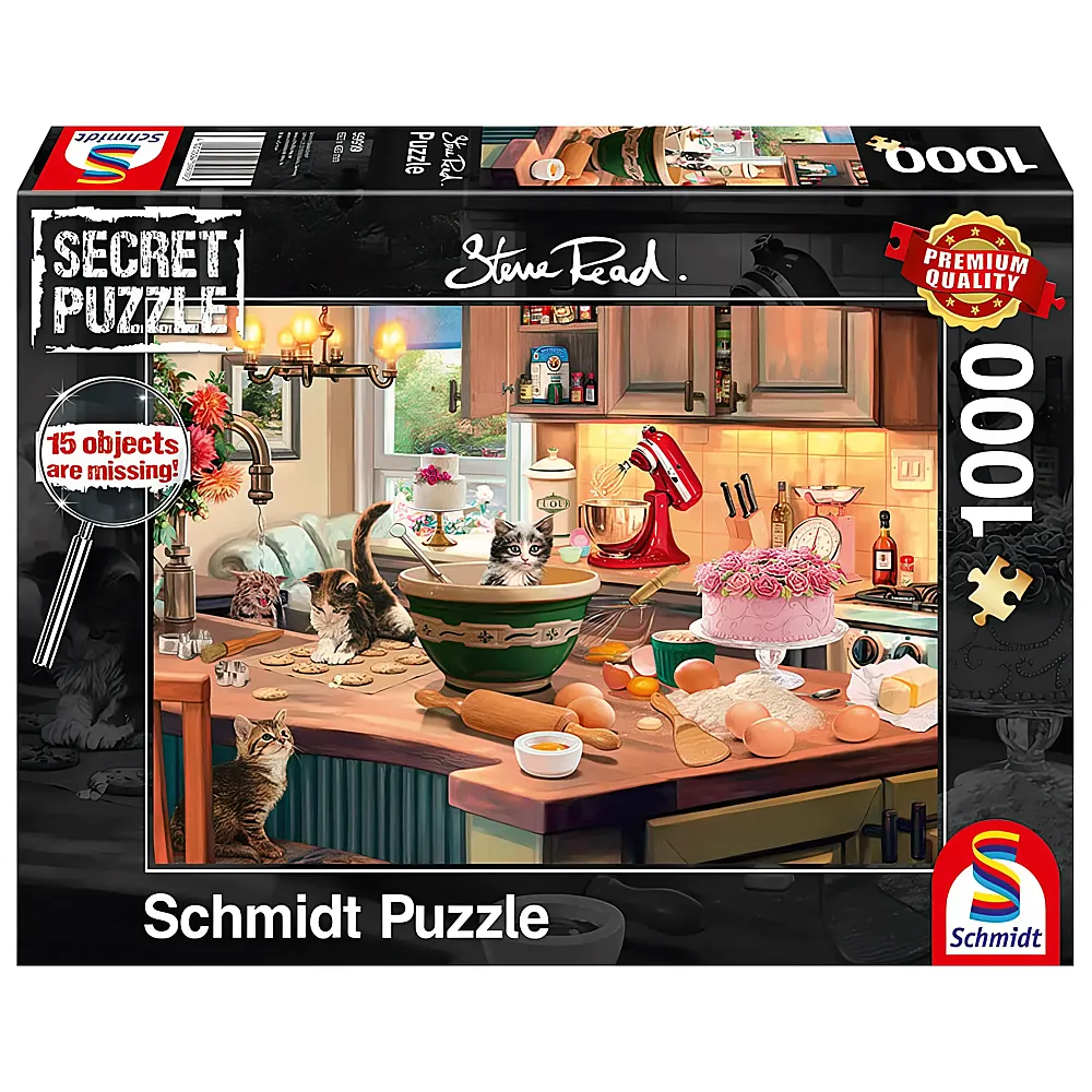 Schmidt Puzzle Steve Read Secret Am Kchentisch 1000Teile