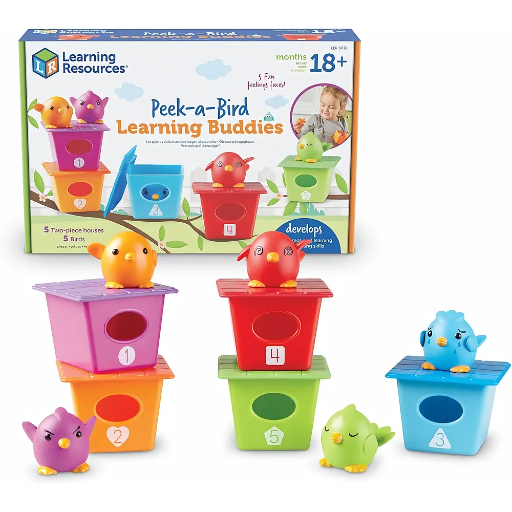 Learning Resources Peek-a-Bird Lernfreunde - 18 Teile