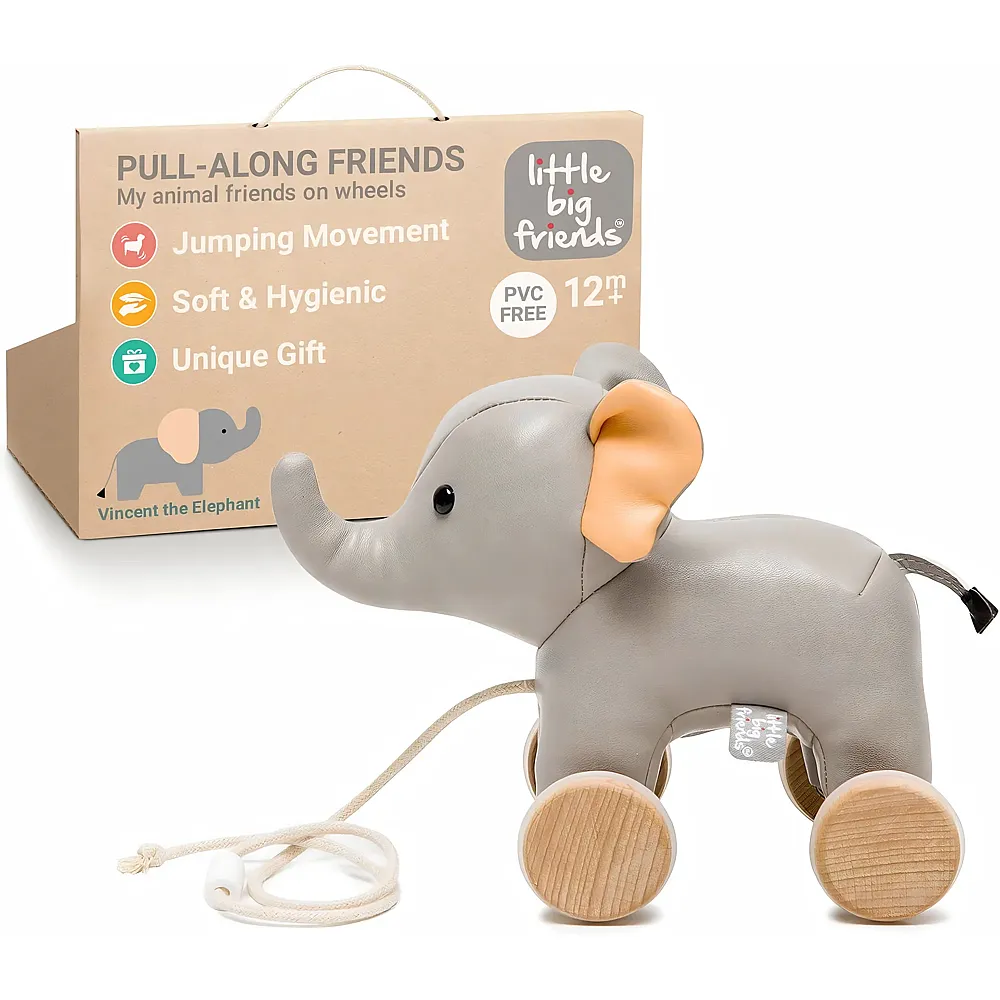 Little Big Friends Ziehtier - Vincent Der Elefant - Suche