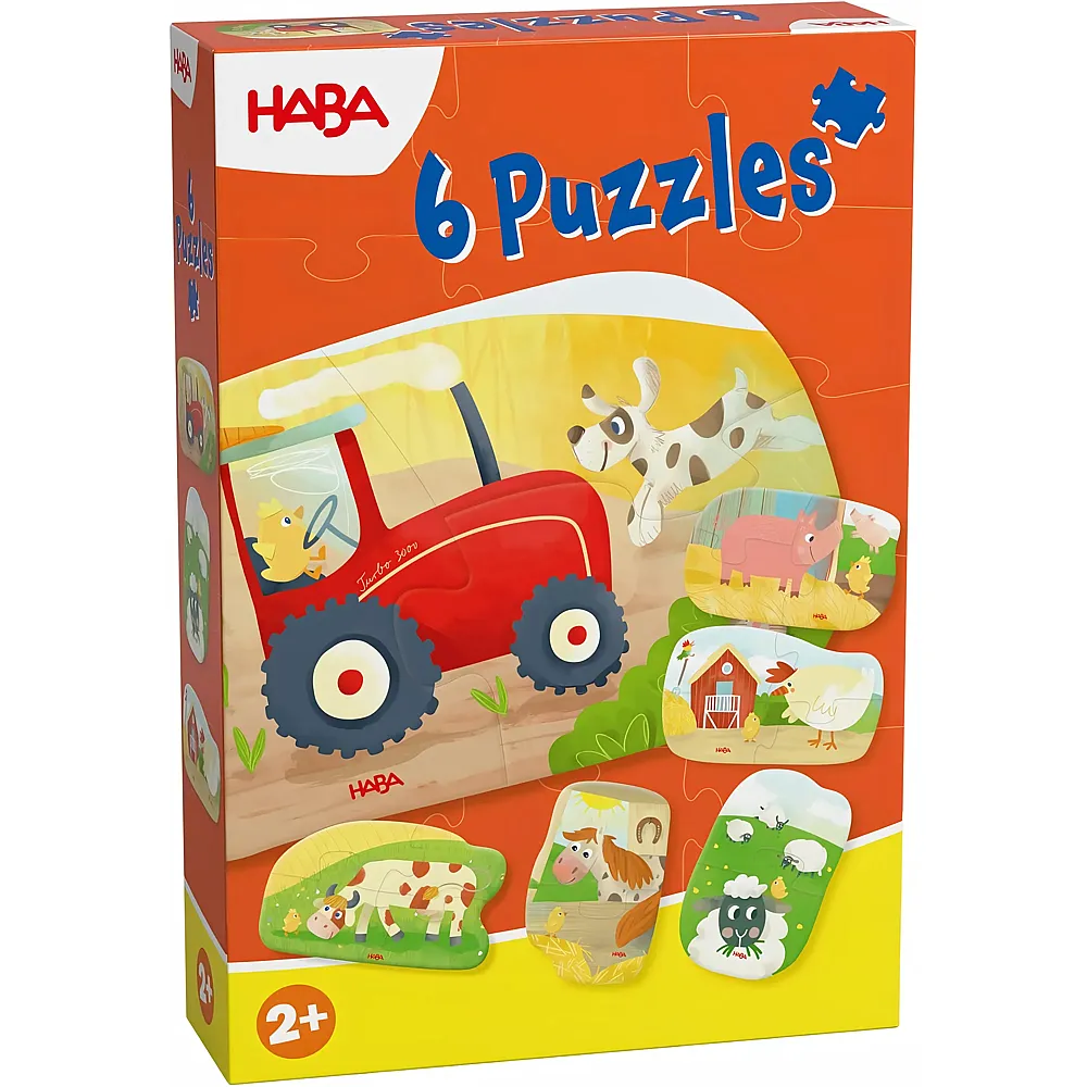 HABA erste Puzzles Bauernhof 2,3,4