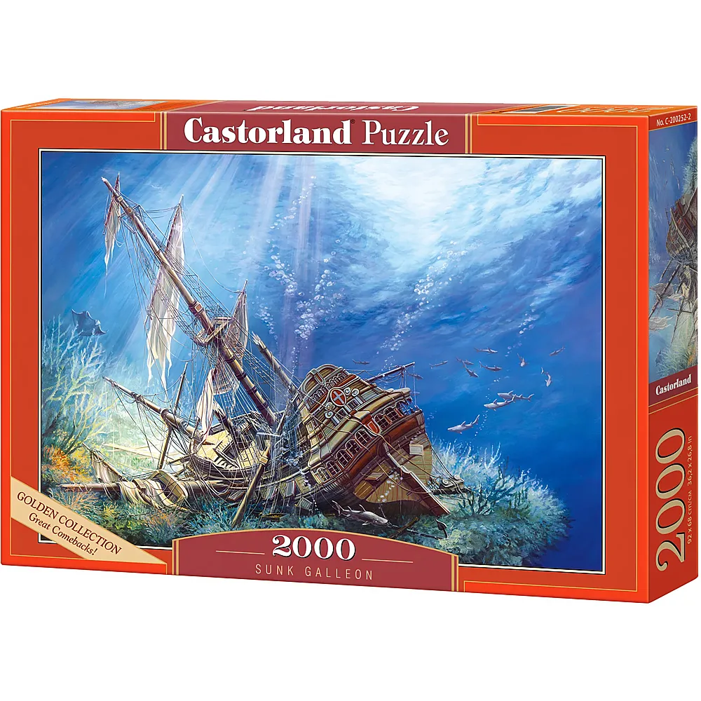 Castorland Puzzle Schiffswrack 2000Teile