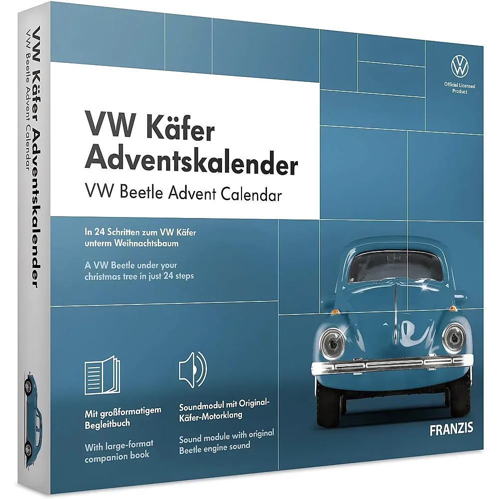 Franzis Modellfahrzeug Adventskalender VW Kfer