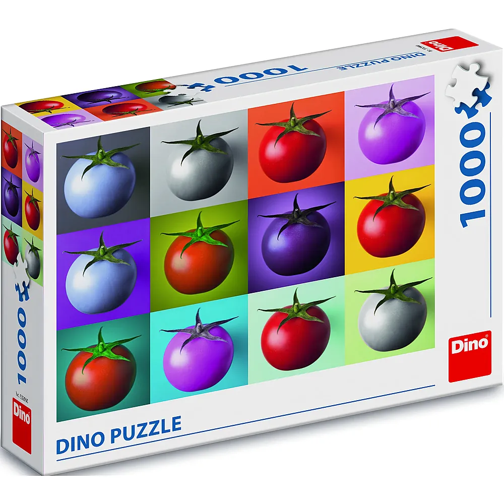 Dino Puzzle Pop Art - Tomaten 1000Teile