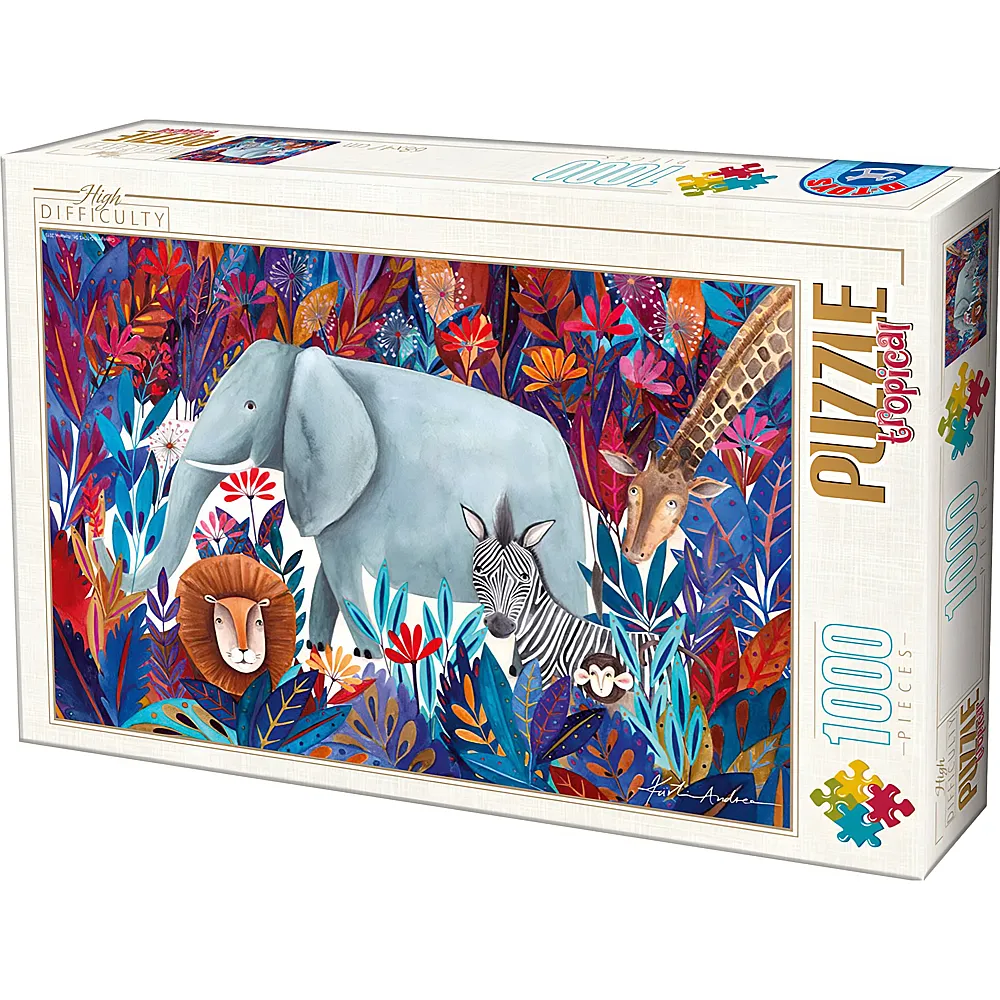 DToys Andrea K�rti Tropical - 1000 Teile