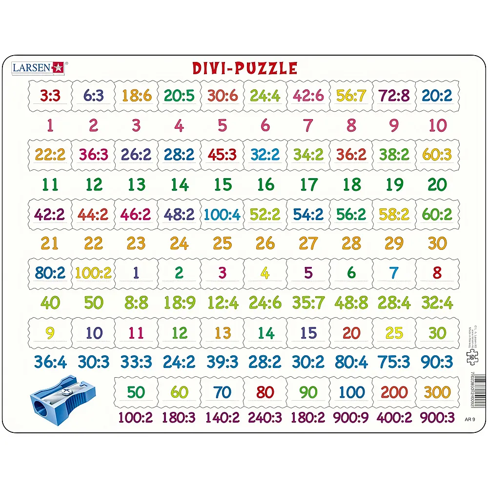 Larsen Puzzle Puzzle Divi Division - 58 pi�ces