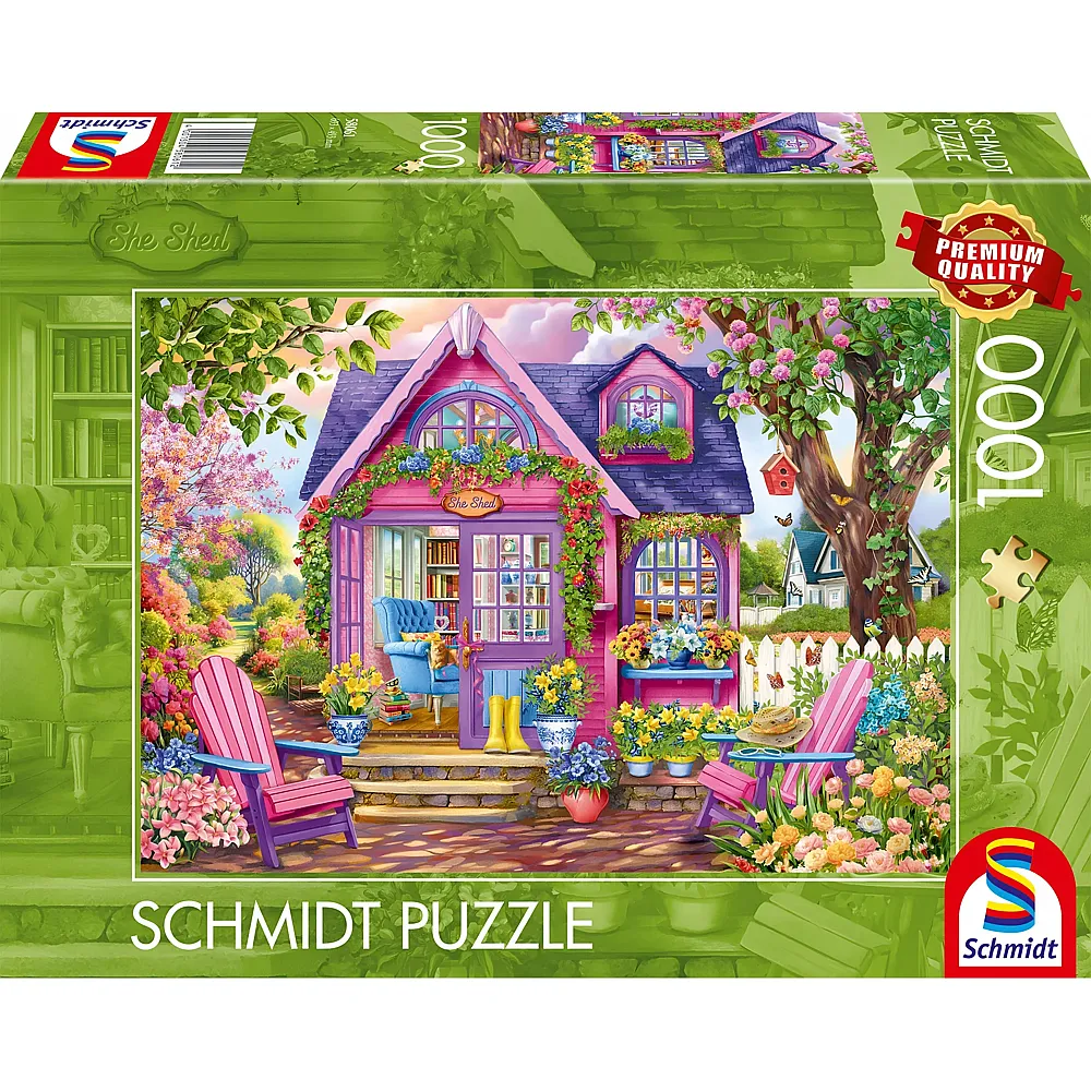 Schmidt Puzzle Ein H�uschen zum Verlieben - 1000 Teile