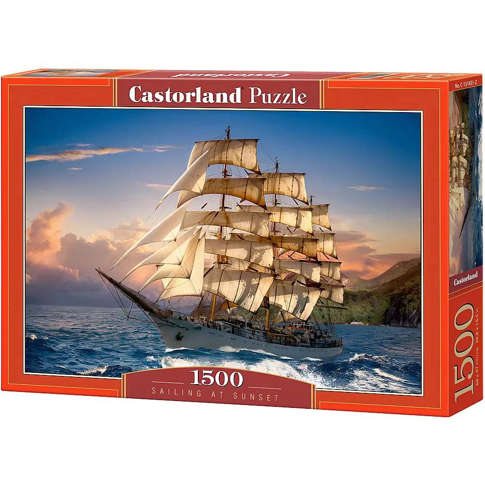 Castorland Puzzle Sailing At Sunset 1500Teile