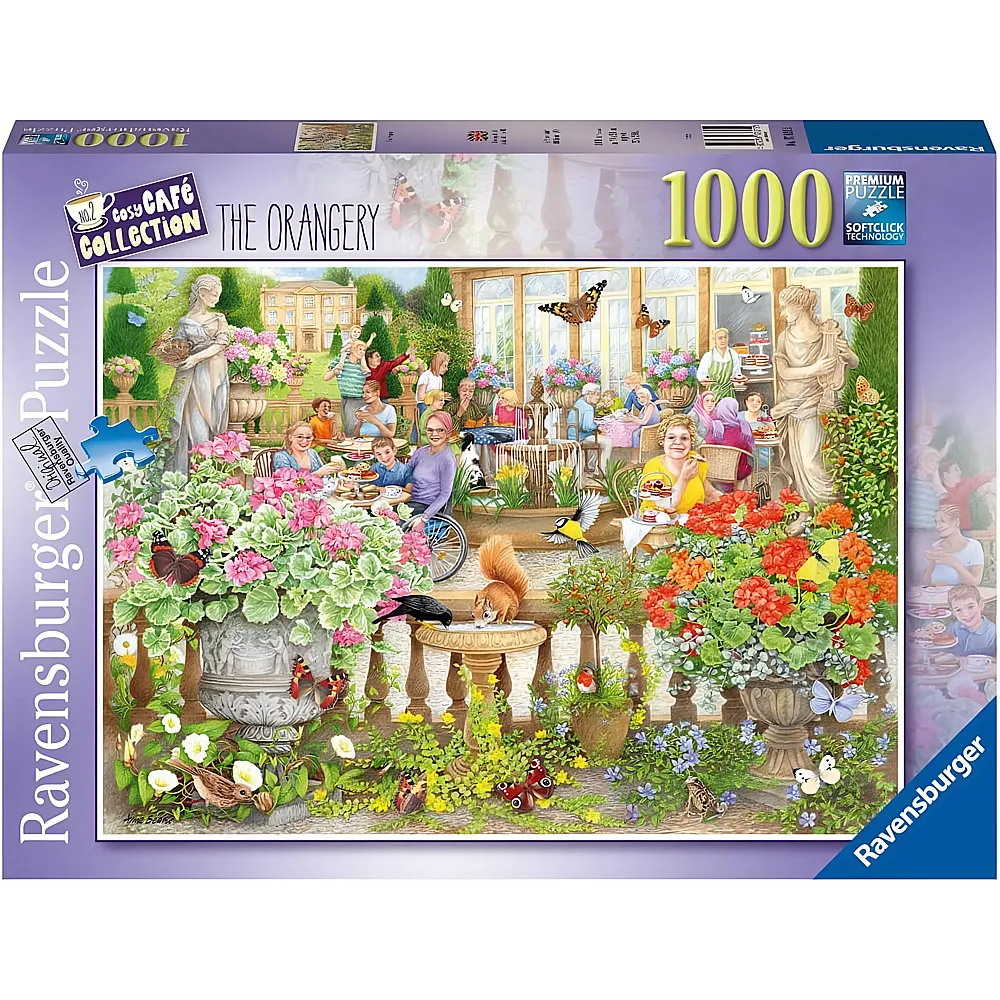 Ravensburger Puzzle Cosy Caf� Collection The Orangery Caf� - 1000 Teile - Puzzle 1000 Teile