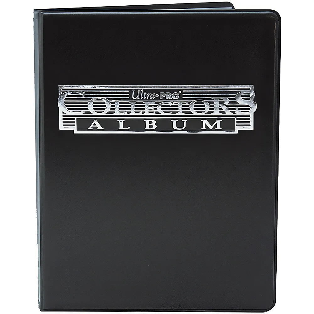 Ultra Pro Collectors Karten-Portfolio Schwarz 9-Pocket