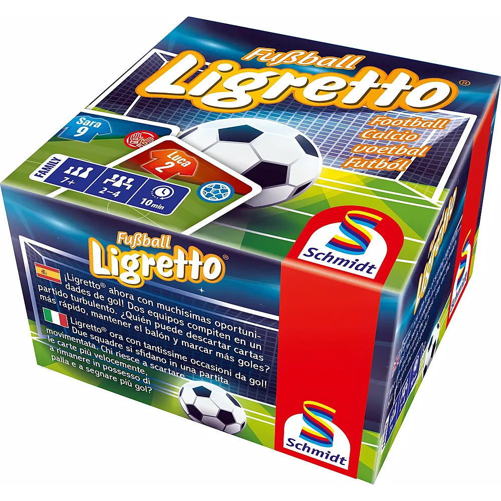 Schmidt Spiele Ligretto Fussball - Mehrsprachig