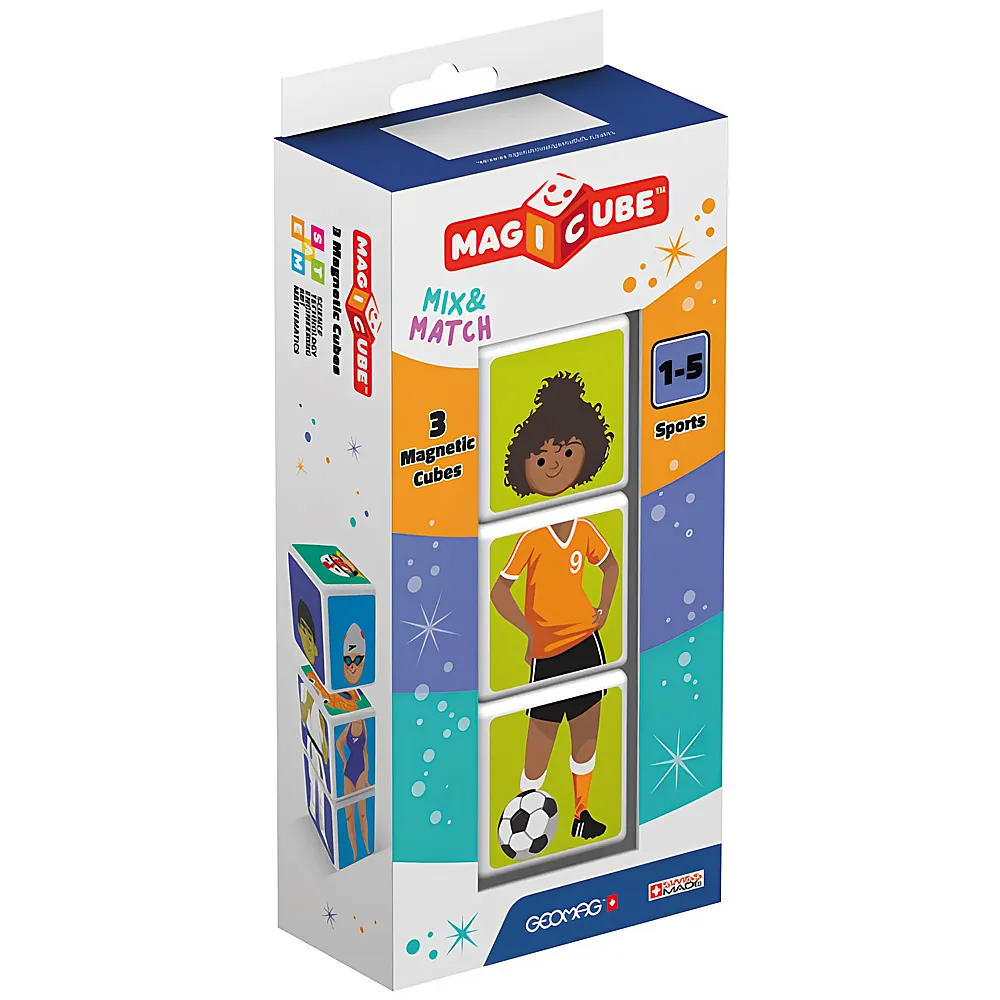 Geomag Magicube People Sports | Stapeln
