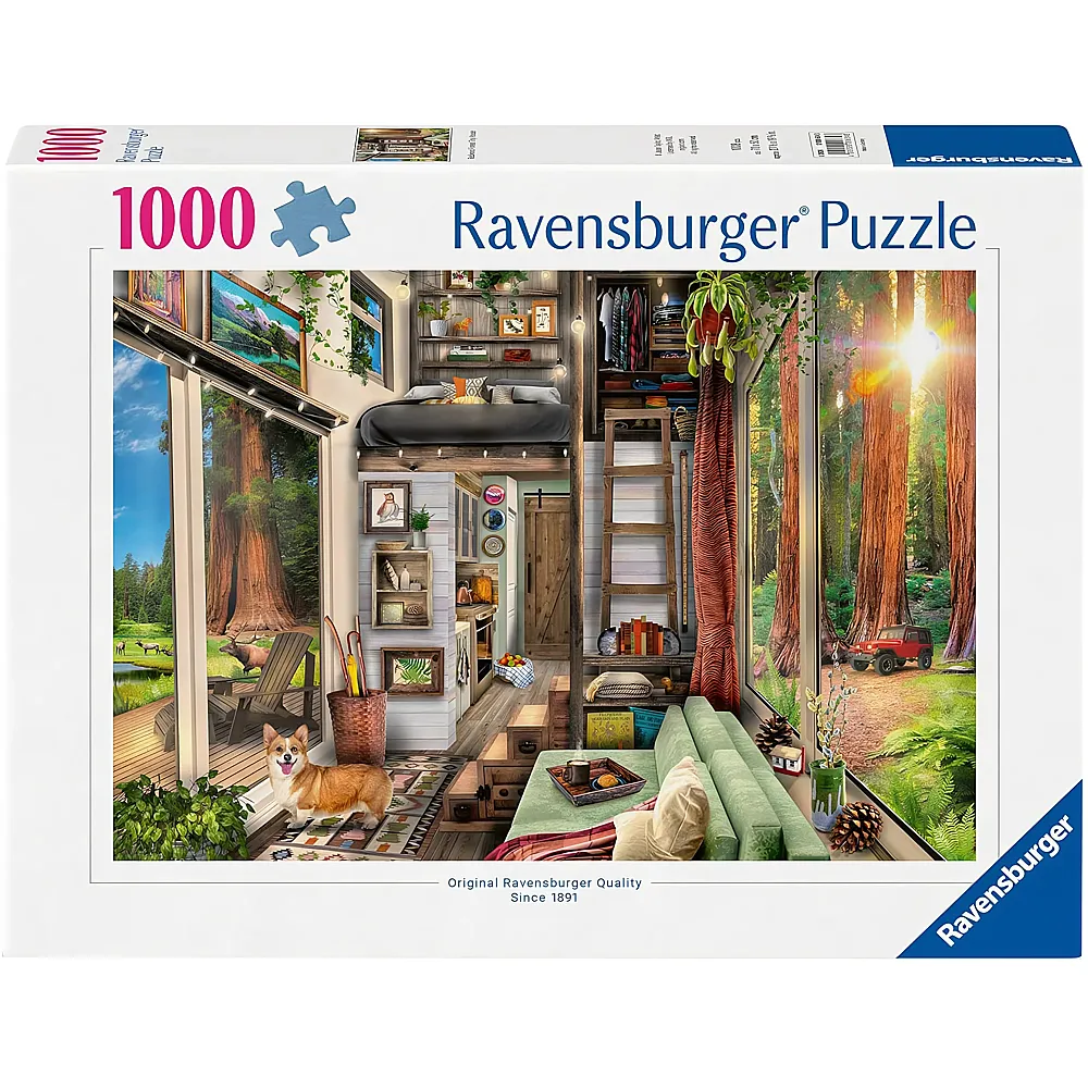 Ravensburger Puzzle Ein H�uschen im Wald - 1000 Teile