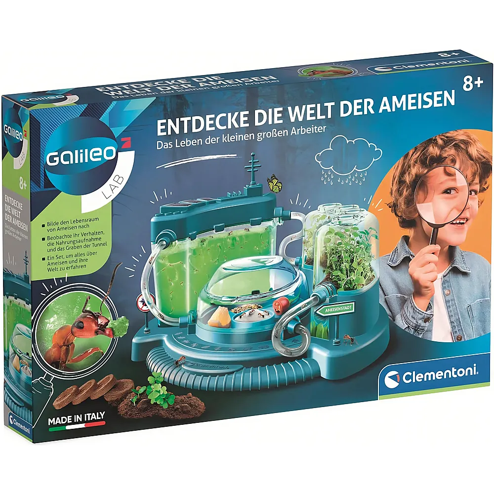 Clementoni Galileo Entdecke die Welt der Ameisen