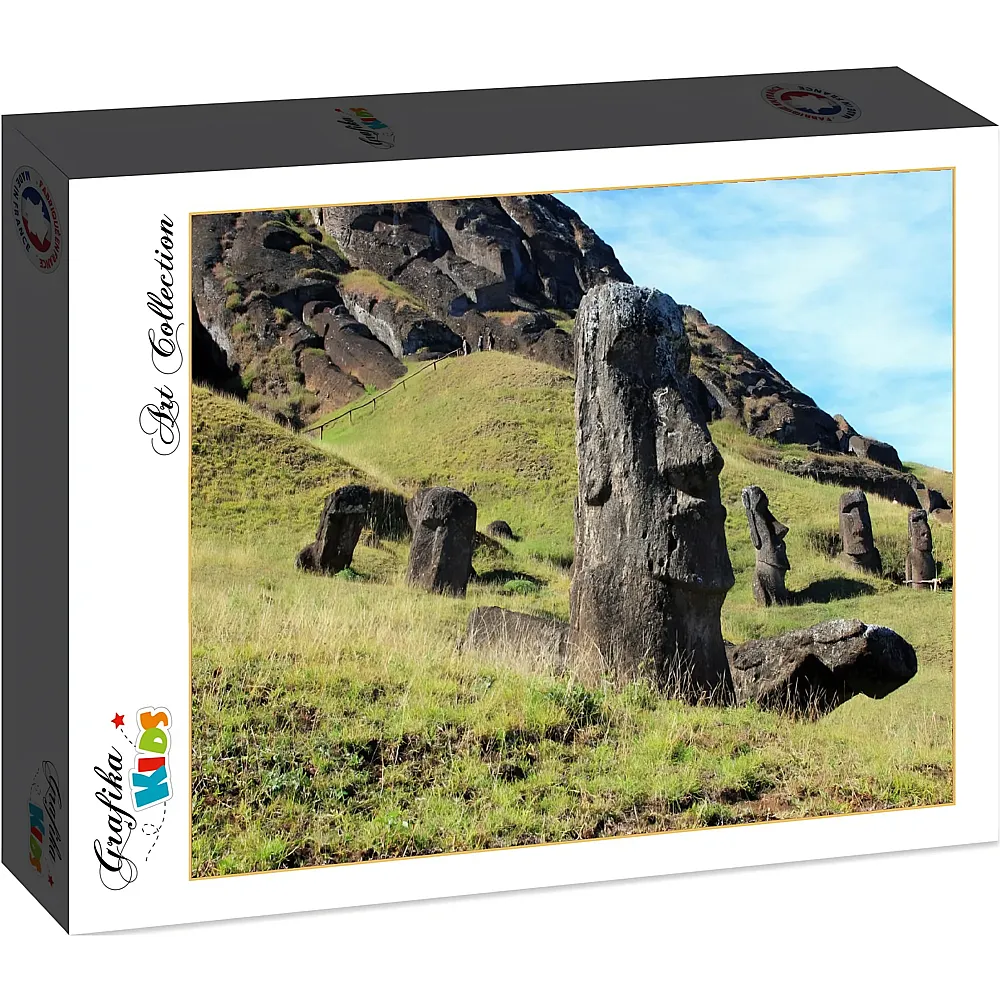 Grafika Puzzle Art Collection Grafika Kids Moai at Quarry, Easter Island - 12 Teile