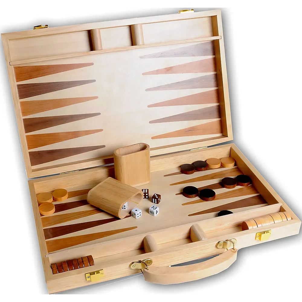 Weible Backgammon 15 Holz eingelegt