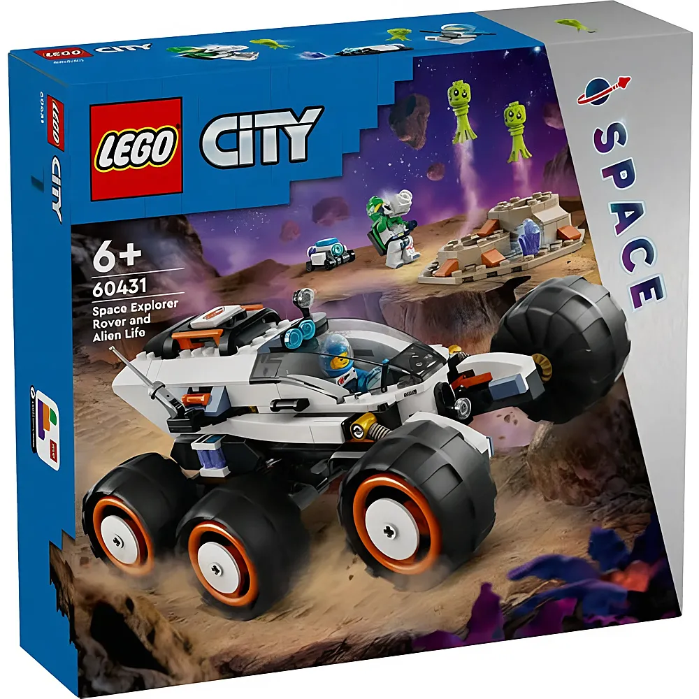 LEGO City Space Weltraum-Rover mit Ausserirdischen 60431