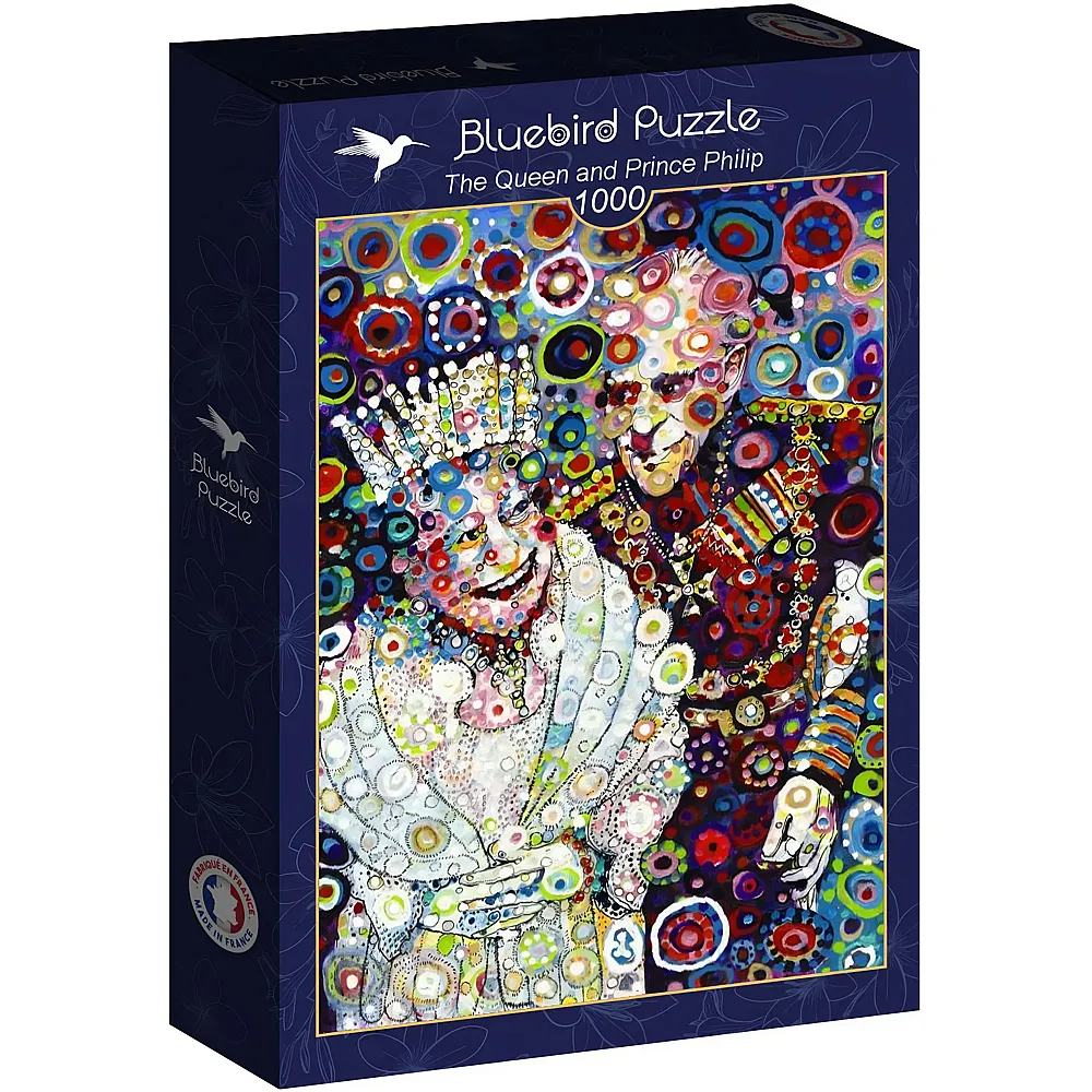 Bluebird Puzzle Sally Rich The Queen and Prince Philip - 1000 Teile