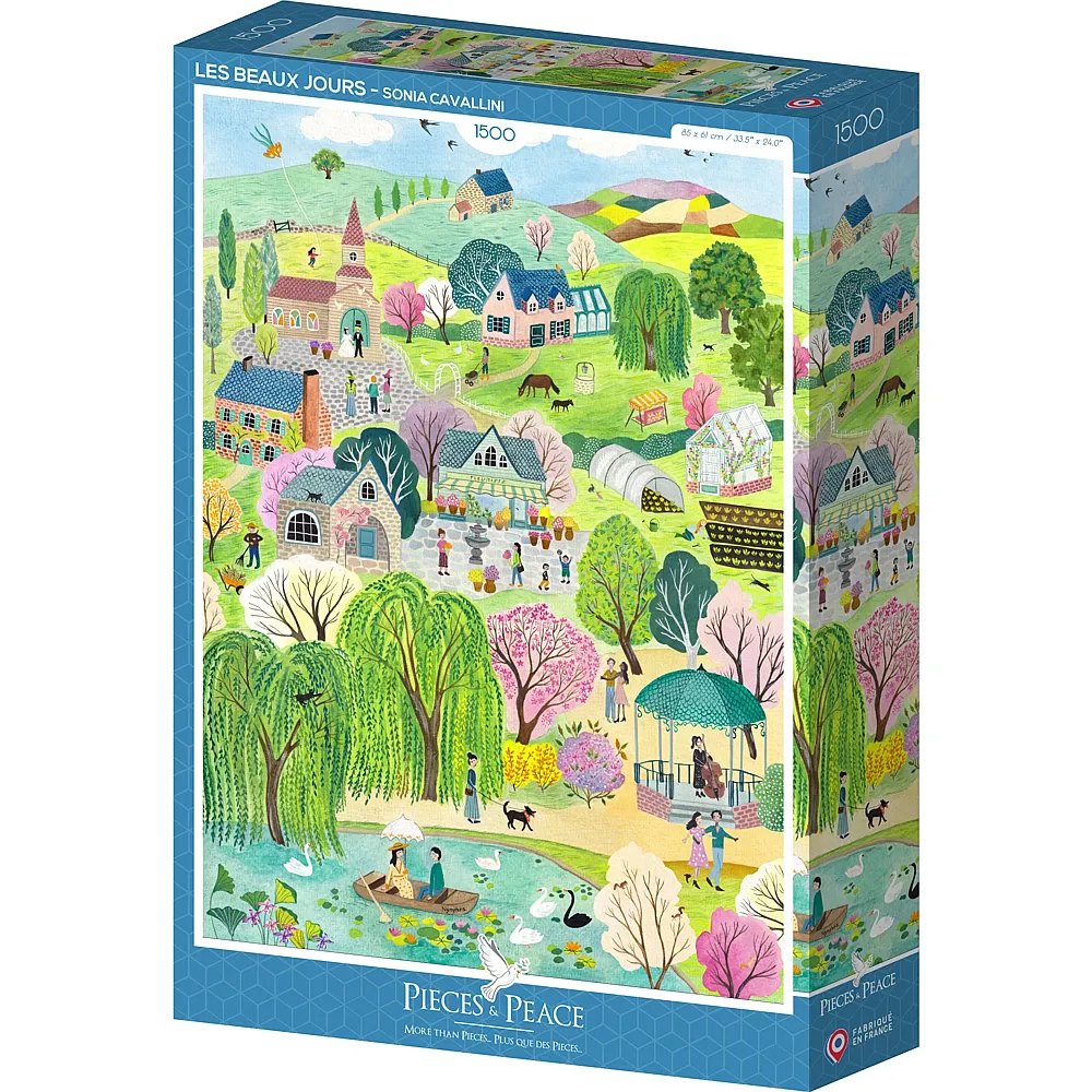 Pieces & Peace Puzzle Sonia Cavallini Die sch�nen Tage 1500Teile