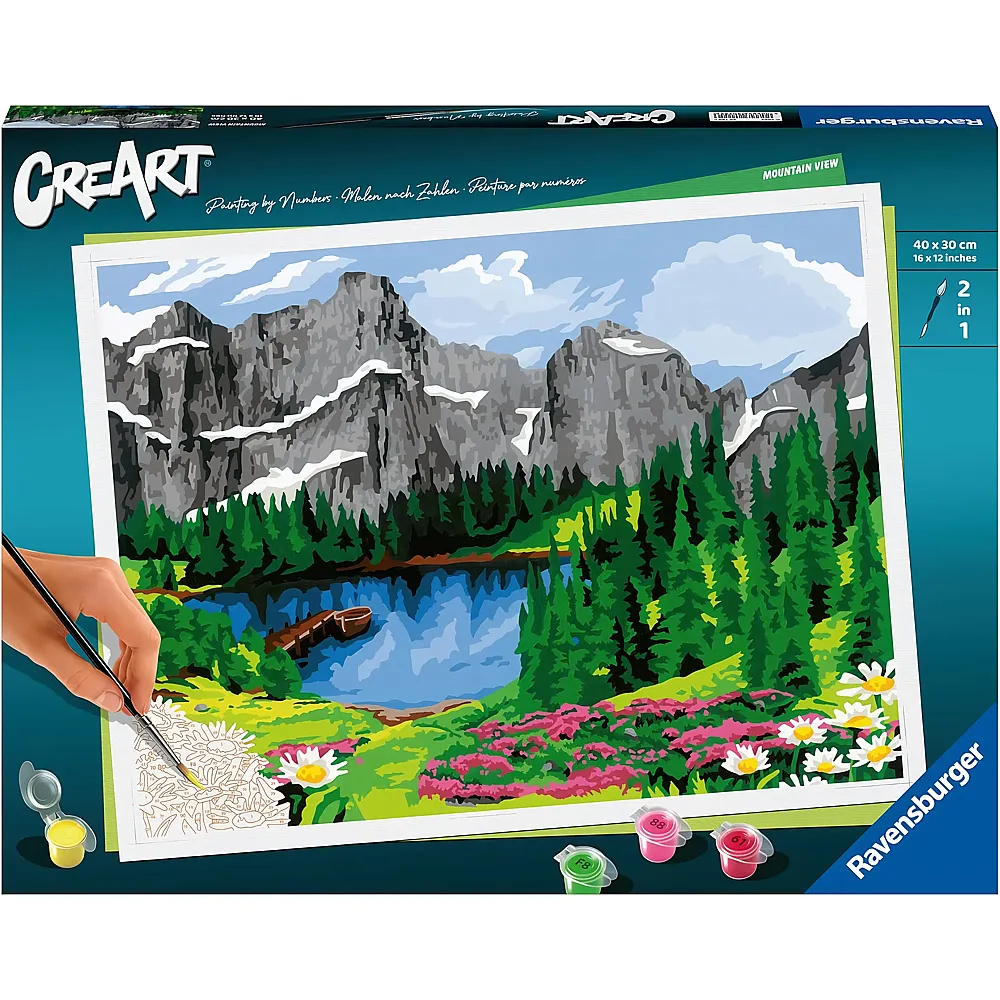 Ravensburger CreArt Blick auf die Berge