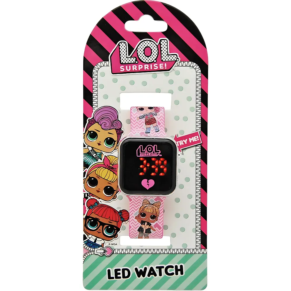 Accutime LOL Surprise - LED digitale Armbanduhr - Suche