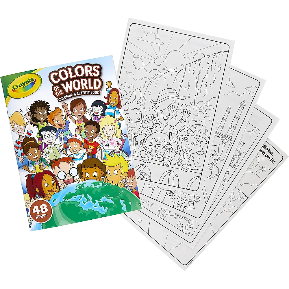 Crayola Colours of The World - Album Aktivit�t & Ausmalen - Malb�cher