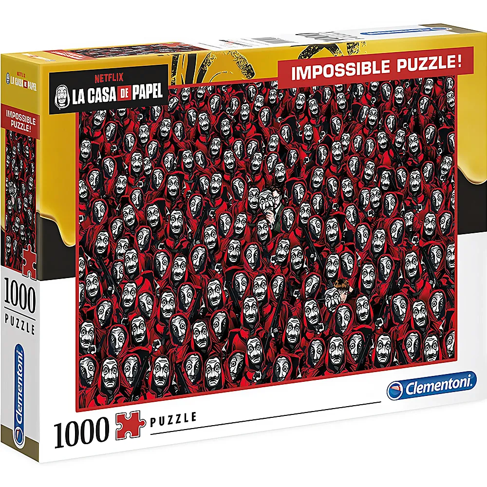 Clementoni Puzzle Impossible La Casa de Papel 1000Teile