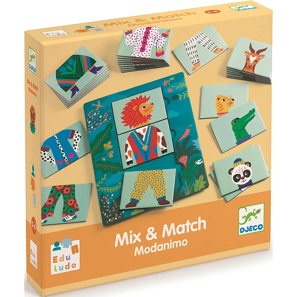 Djeco Eduludo Mix & Match Modanimo mult