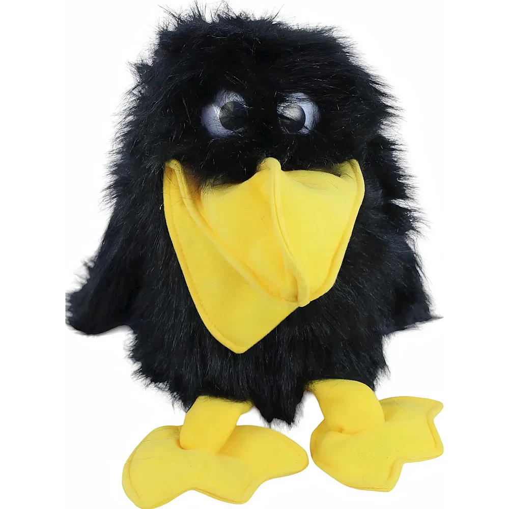 Unitoys Handpuppe Rabe - 40 cm - Handpuppen