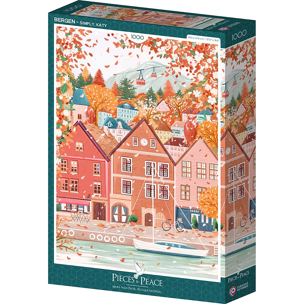 Pieces & Peace Puzzle 1000 Teile Bergen