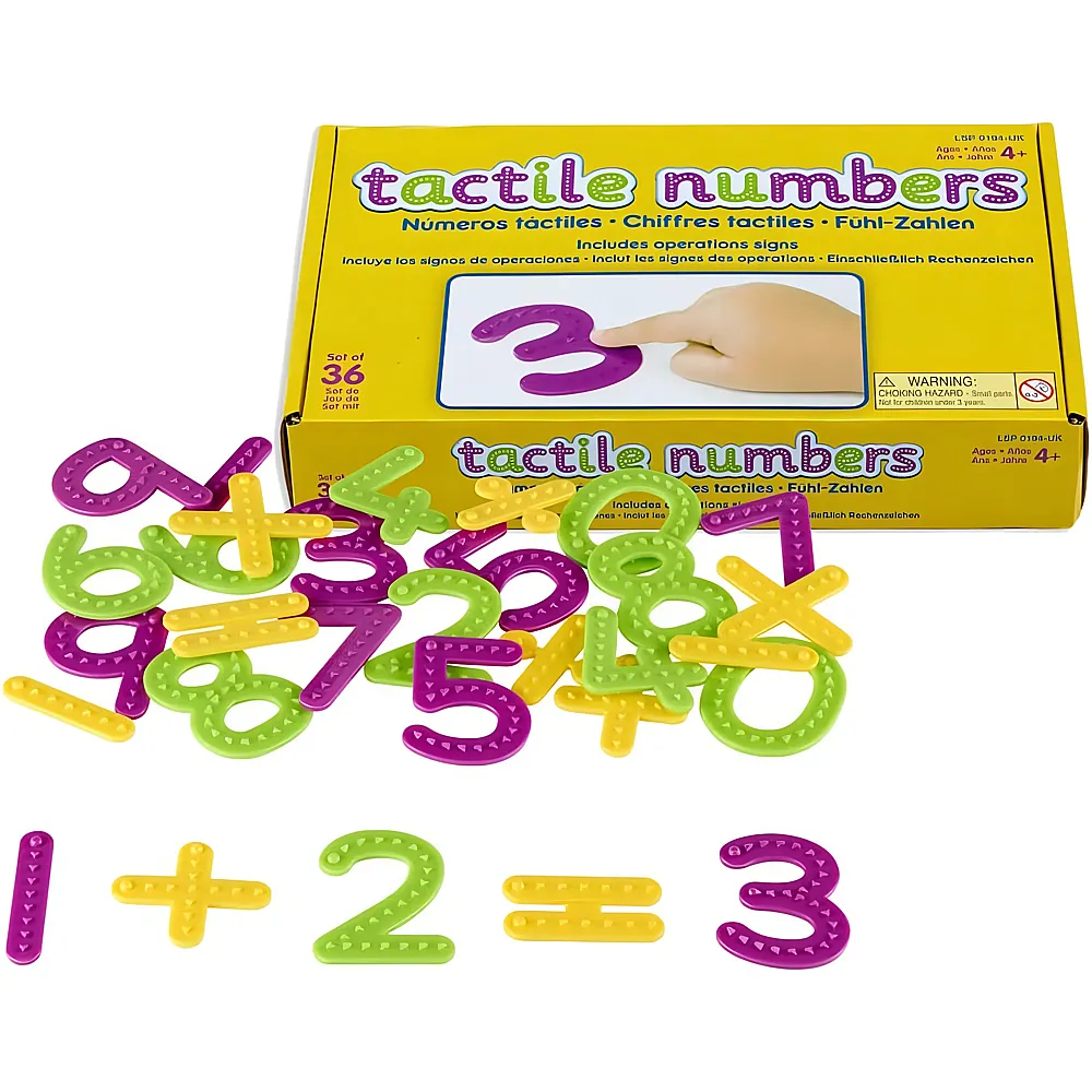 Learning Resources Zahlen und Rechenzeichen mit Oberfl�chenstruktur