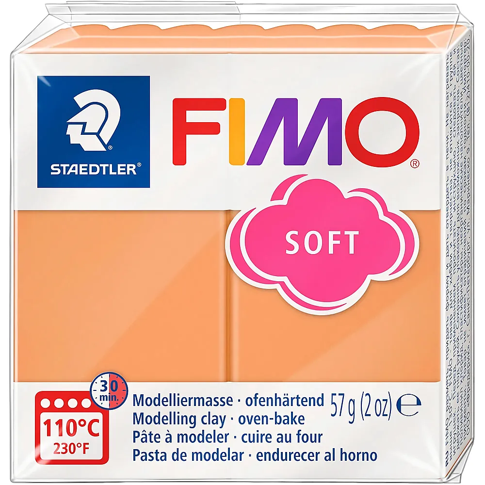 Fimo Soft Modelliermasse Papaya-Sorbet 57g