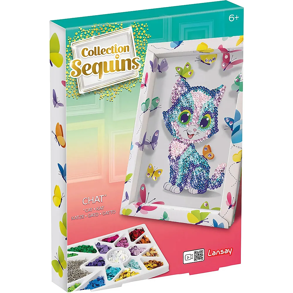 Lansay Collection Sequins Paillettenkunst Katze