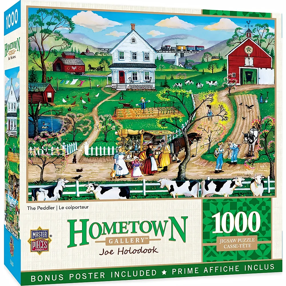 Master Pieces Puzzle Hometown Galllery 1000Teile