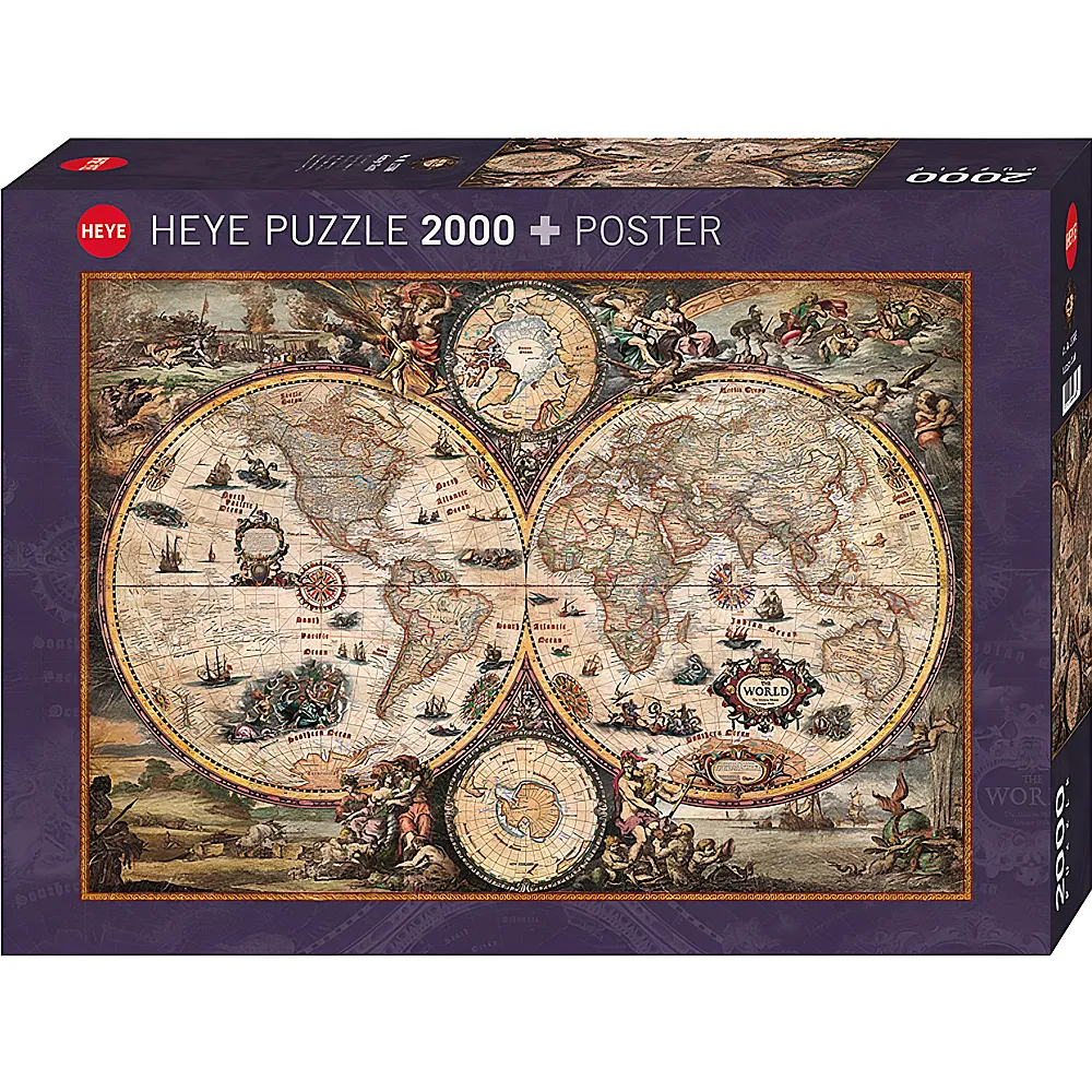 HEYE Puzzle Vintage World 2000Teile