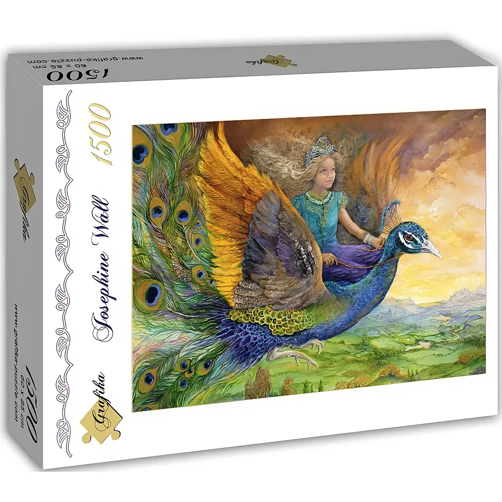 Grafika Puzzle Jos�phine Wall Peacock Princess - 1500 Teile