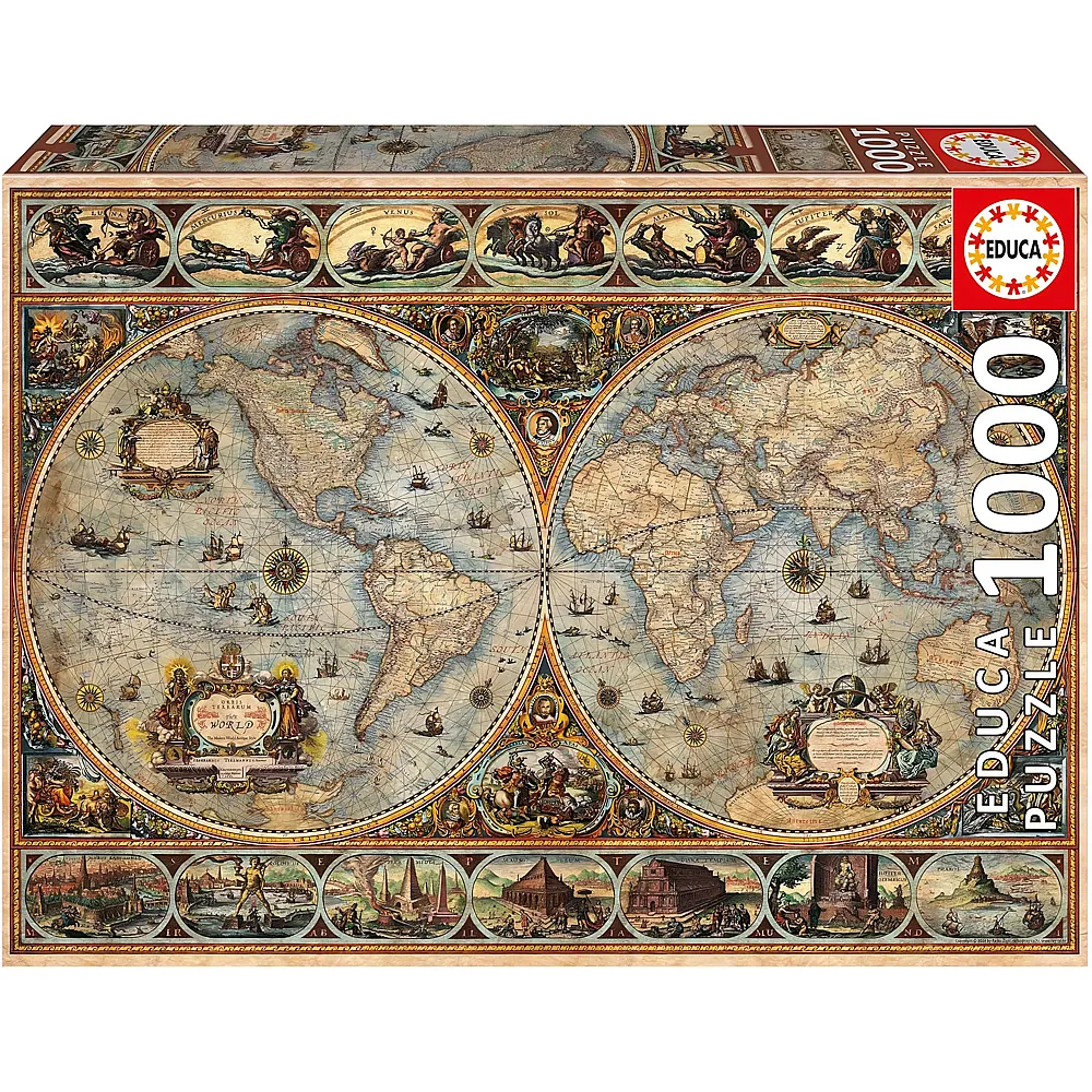 Educa Puzzle Orbis Terrarum - 1000 Teile