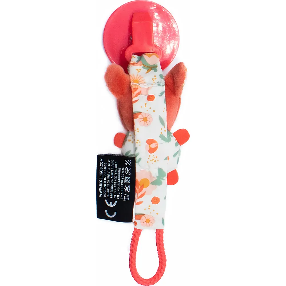 Les D�glingos Pacifier Clip Melimelos The Deer