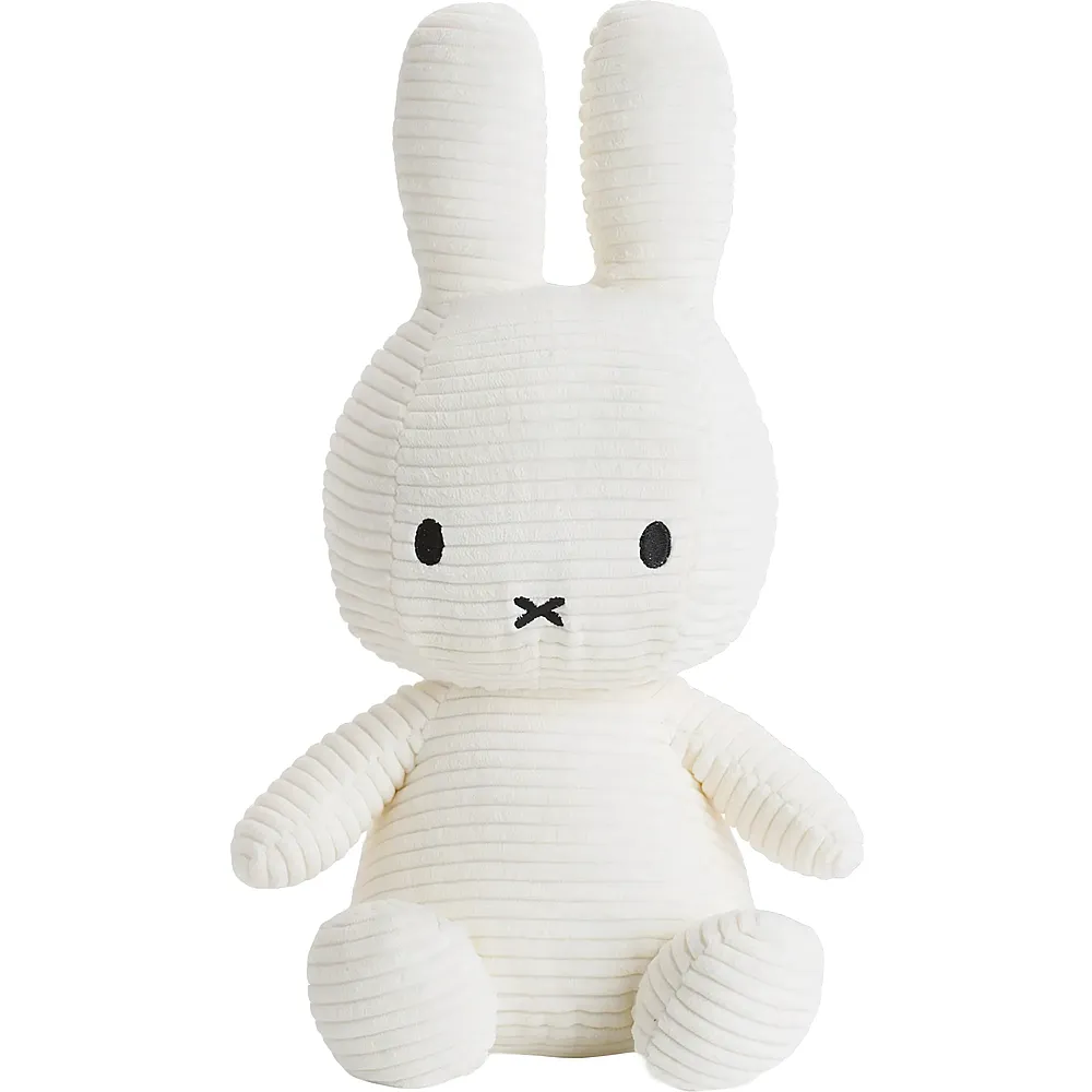 meinspielzeug - Bon Ton Toys Miffy Kordsamt Weiss - 33 cm | Hasen Pl�sch