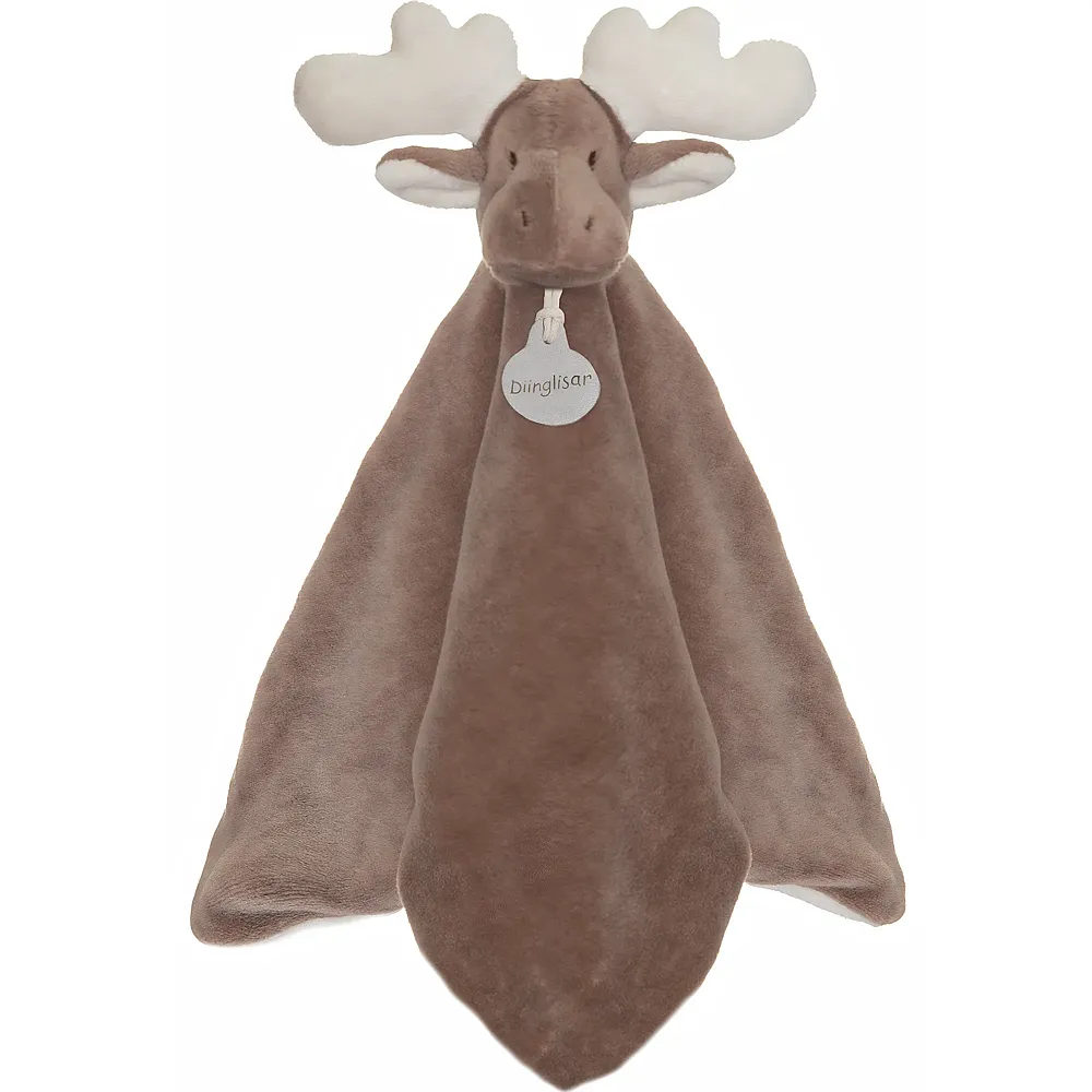 Teddykompaniet Diinglisar Schmusetuch Elch - 35 x 35 cm | Schmuset�cher