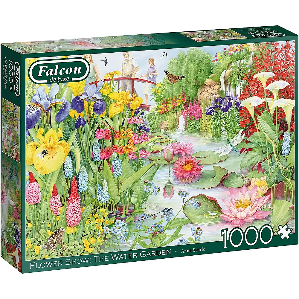 Falcon Puzzle Anne Searle Flower Show: The Water Garden - 1000 Teile