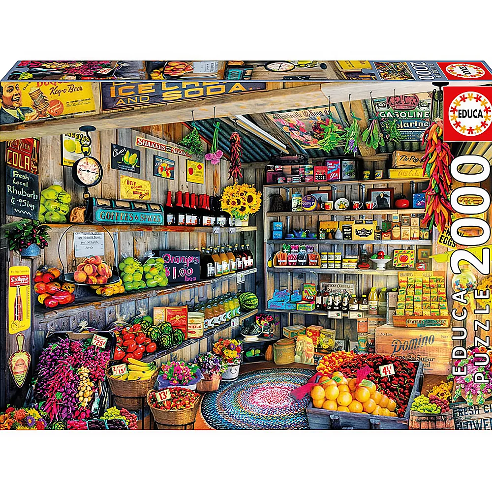 Educa Puzzle The Farmers Market 2000Teile