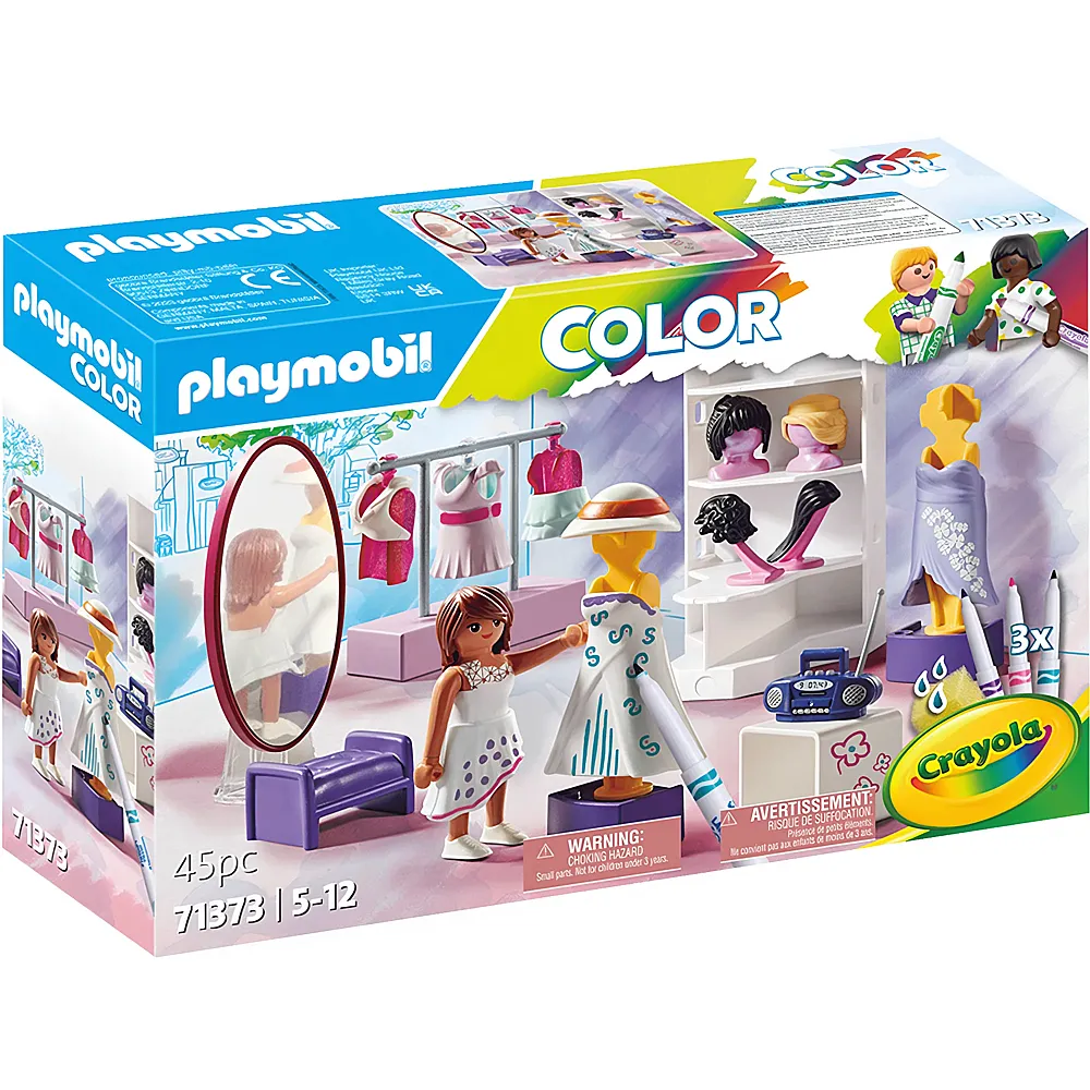 PLAYMOBIL Color Crayola Fashion Design Set 71373