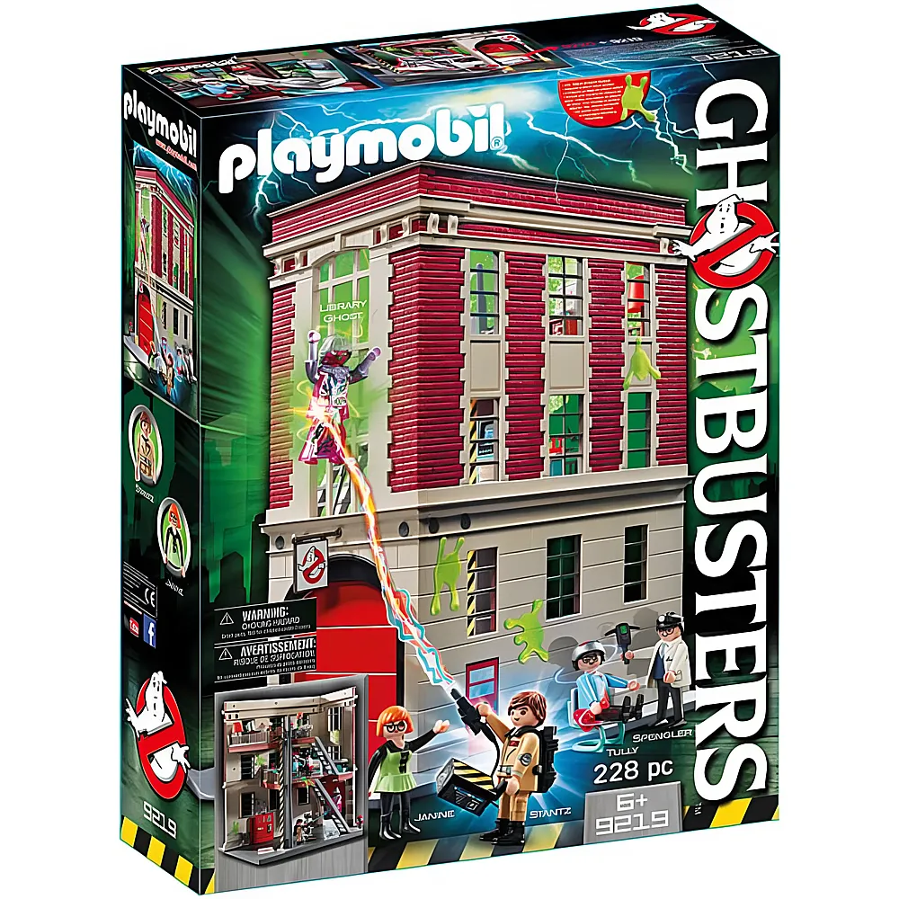 PLAYMOBIL Ghostbusters Feuerwache 9219