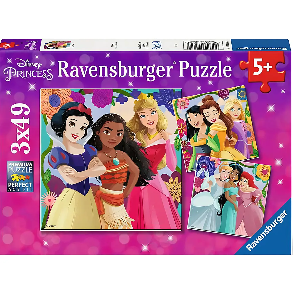 Ravensburger Puzzle Disney Princess Girl Power 3x49
