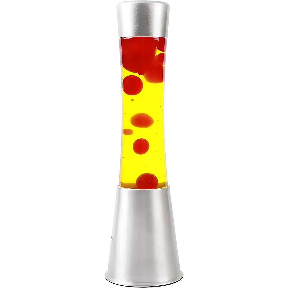 i-total Fl�ssige Lavalampe Gelb Rot Silber Gravity - 40 cm