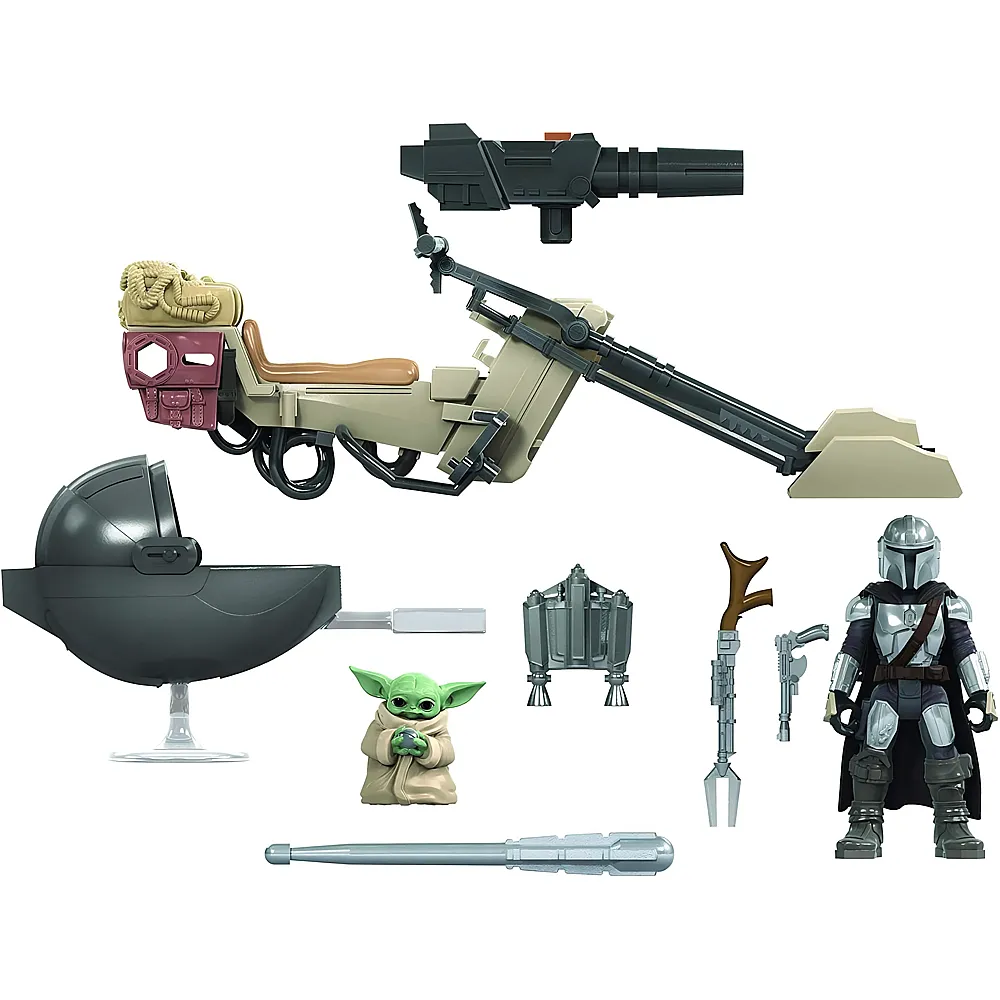 Hasbro Star Wars Mission Fleet Expedition Class Der Mandalorianer Kind Duell um das Kopfgeld 6 cm grosse Figuren und Fahrzeug, f�r Kids ab 4 Jahren 6cm