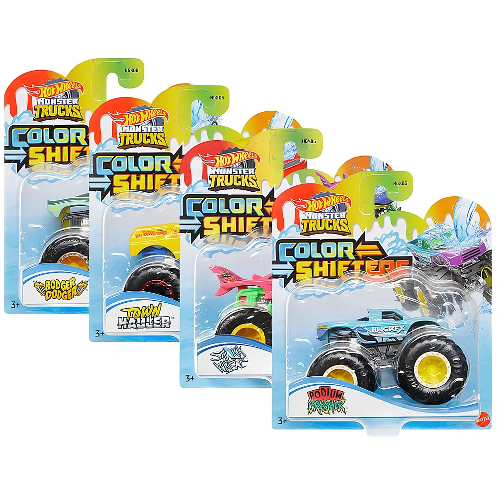 Hot Wheels Monster Trucks Color Shifters 1:64